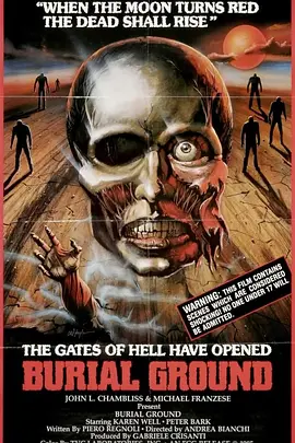 《僵尸吃人之午夜恐惧》(1981) [恐怖/意大利] 720P 中文字幕 0.7G | 意大利B级恐怖片代表作 | 午夜梦魇